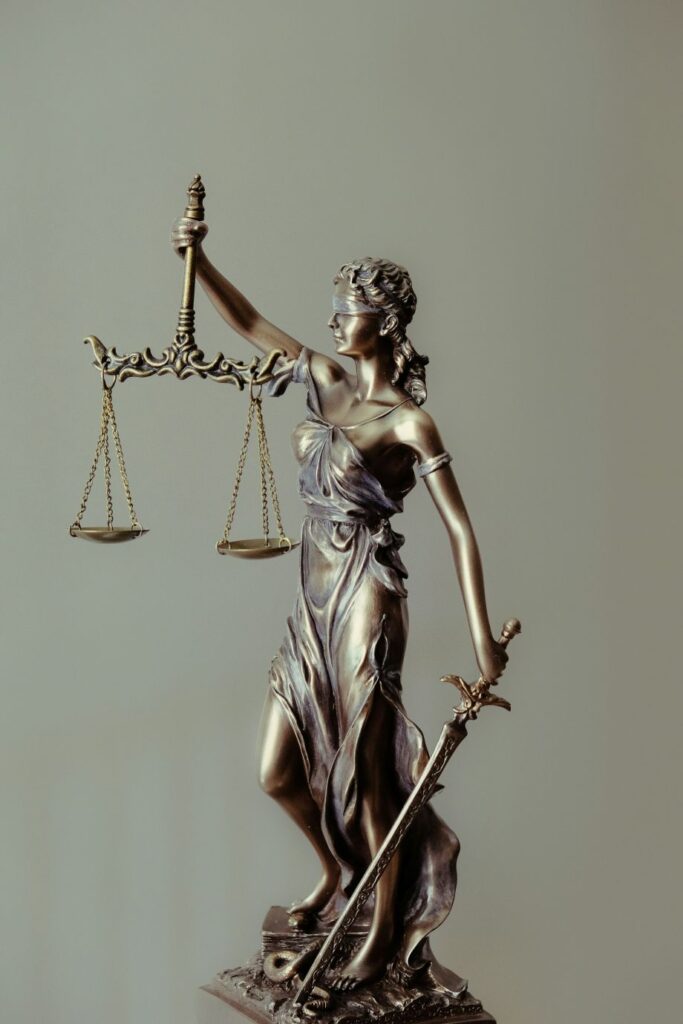 Lady Justice - Bizvox Communications Legal Evidence
